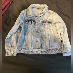 GAP Classic Distressed Denim Jacket Size 4T